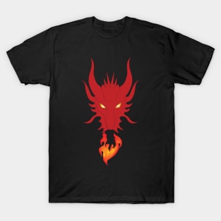 Fire Dragon watching you T-Shirt